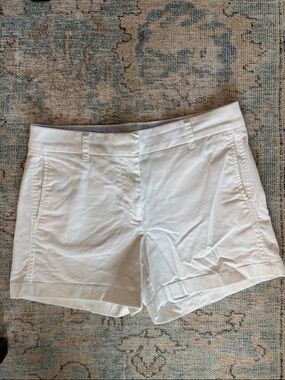J Crew Chino Shorts White Size 4